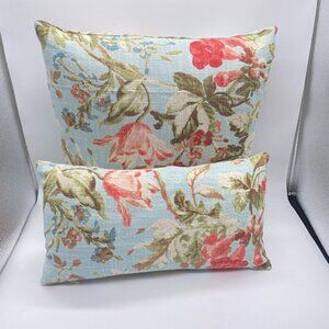 NEW Floral Pillow Covers Set (Insert not Included) Made in USA